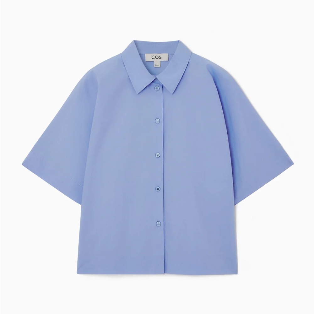 COS Boxy Short Sleeved Poplin Shirt